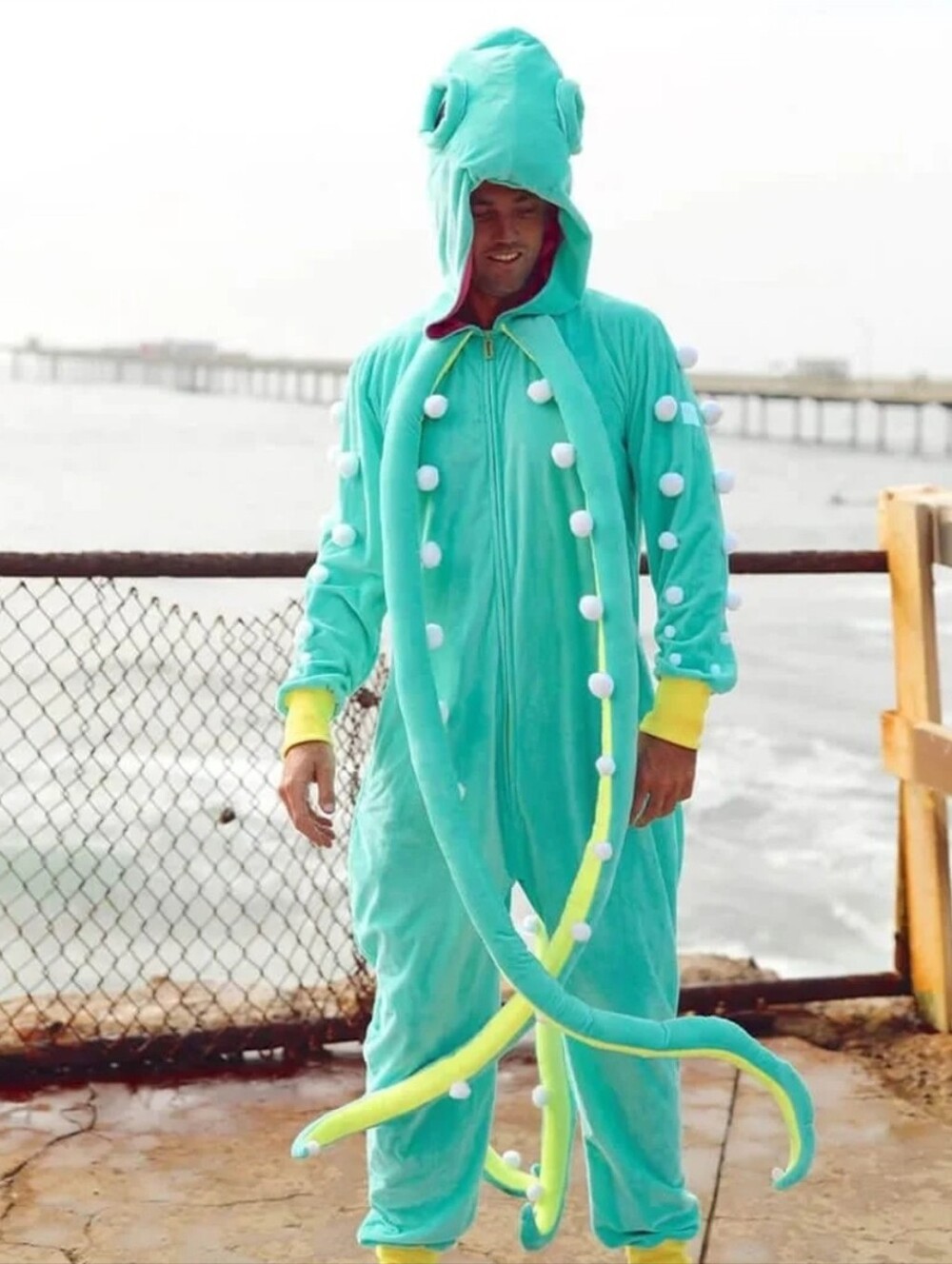 NWT RARE Tipsy Elves Octopus Onesie Costume XXL Halloween